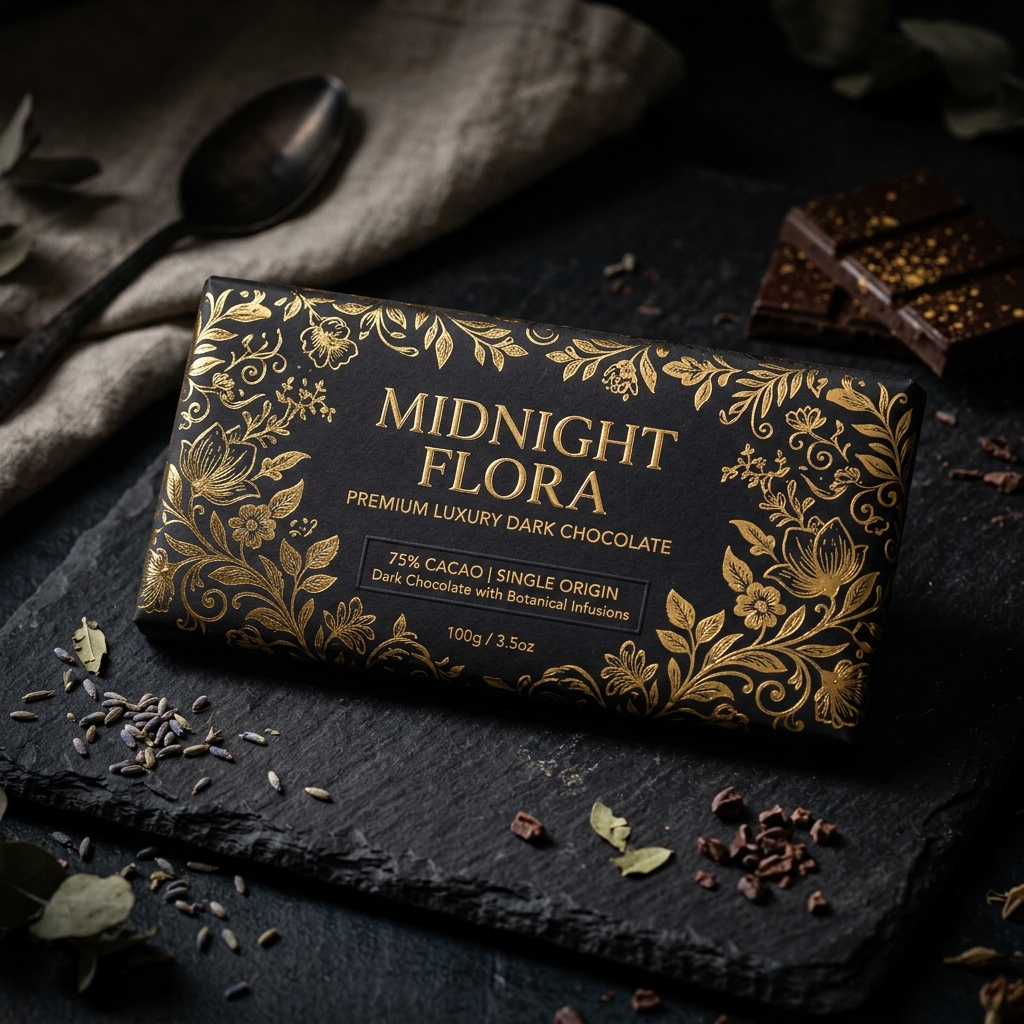 Midnight Flora Packaging